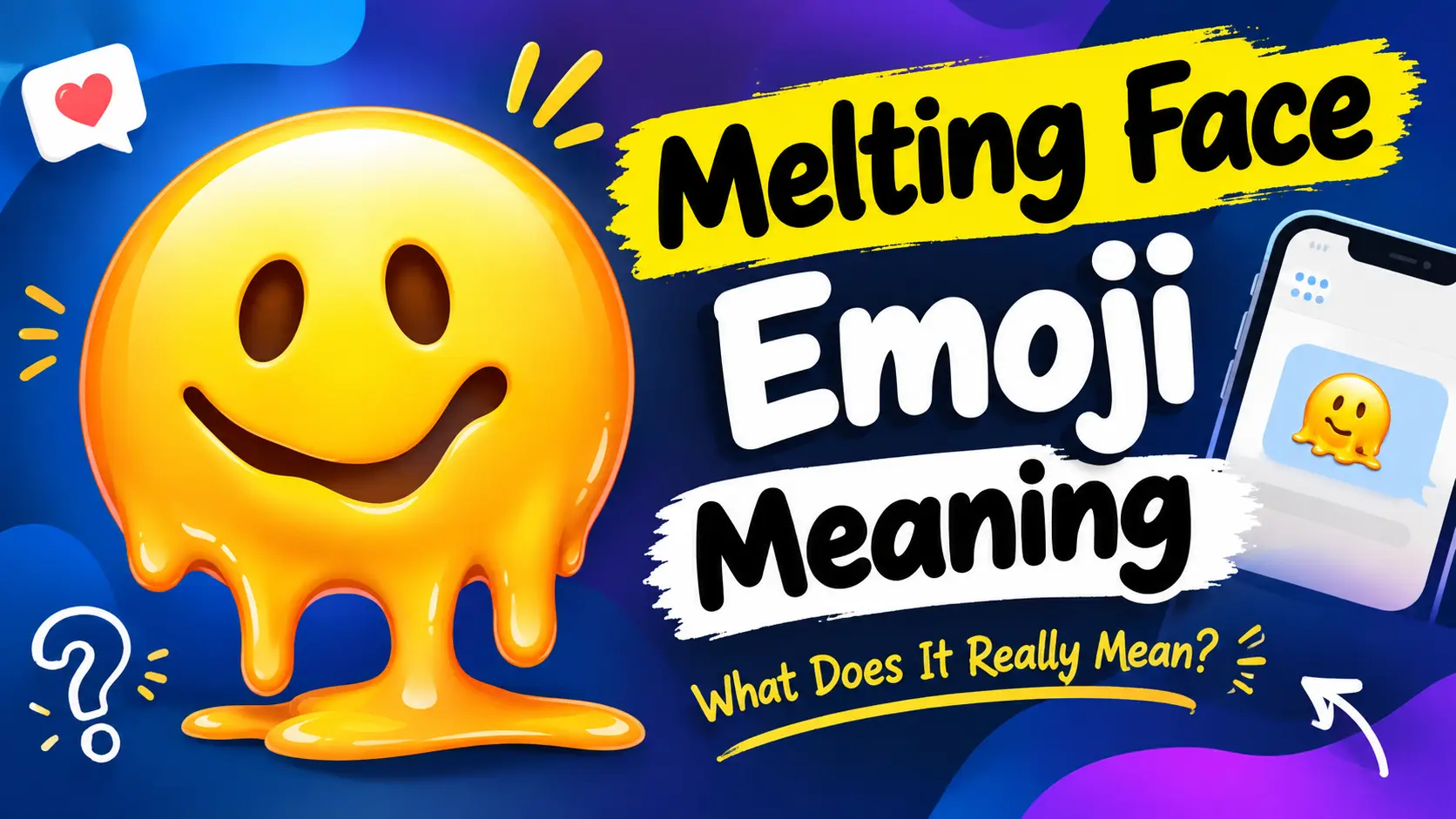 Melting Face Emoji Meaning