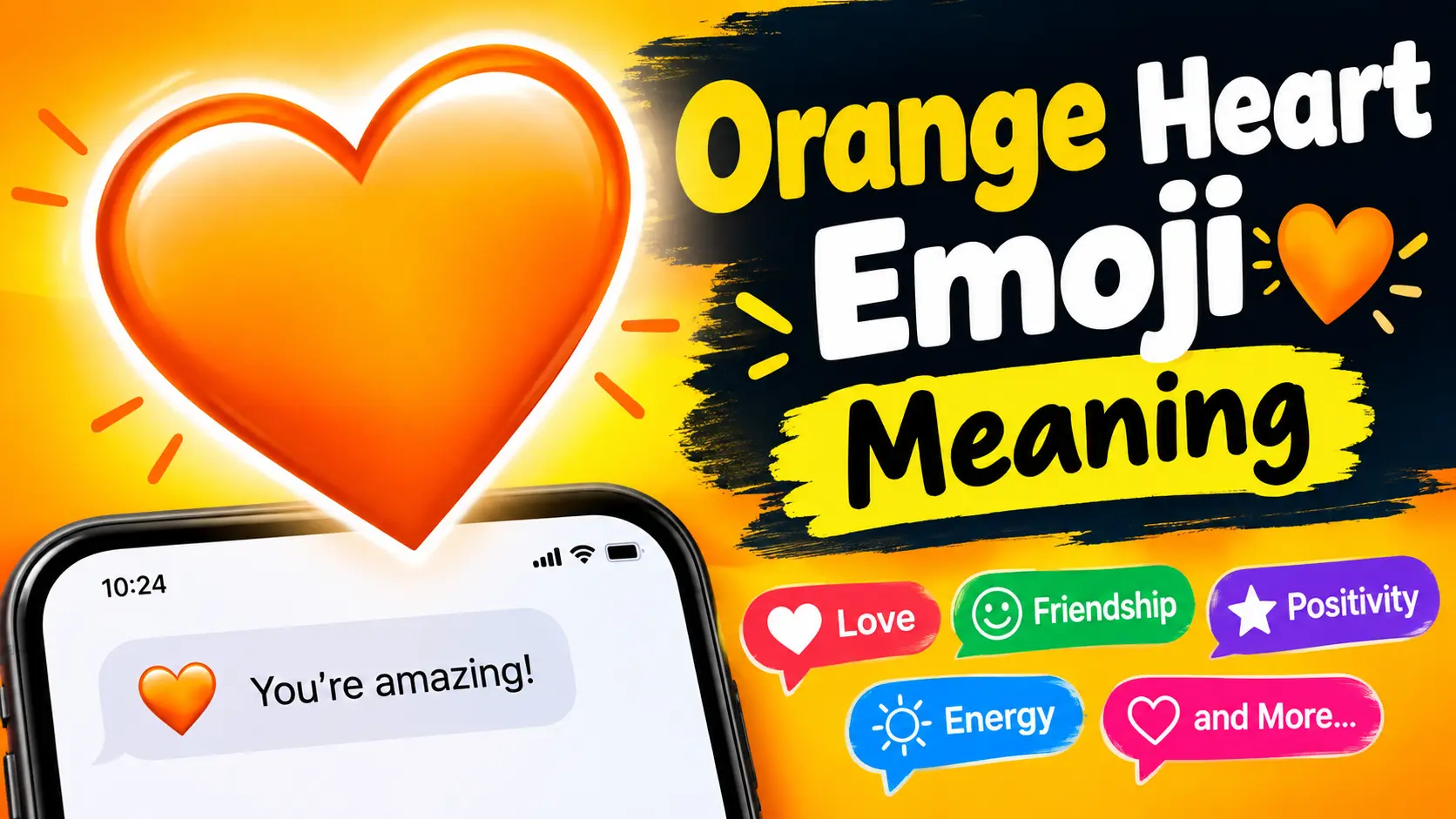 Orange Heart Emoji Meaning 🧡