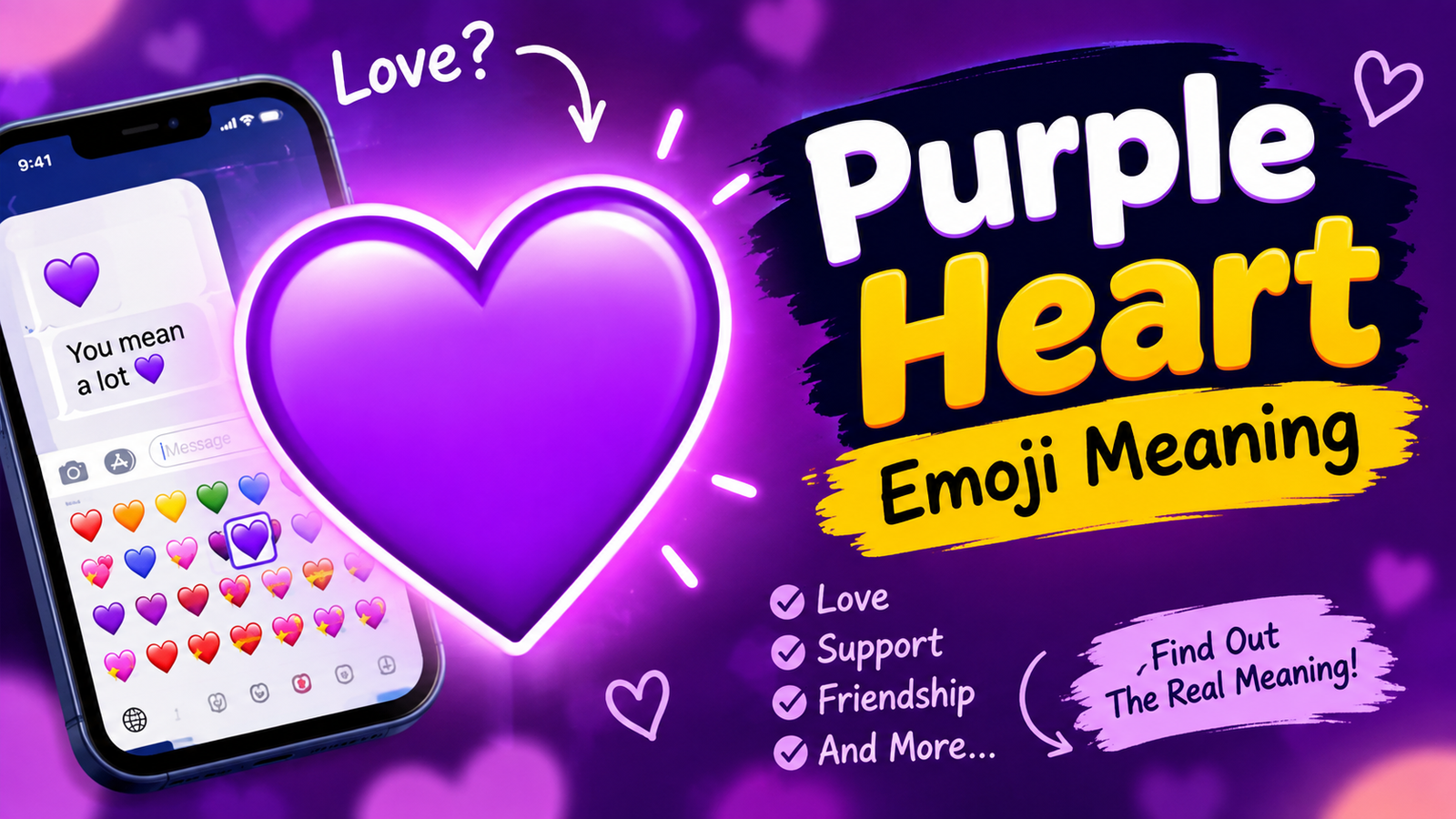 Purple Heart Emoji Meaning