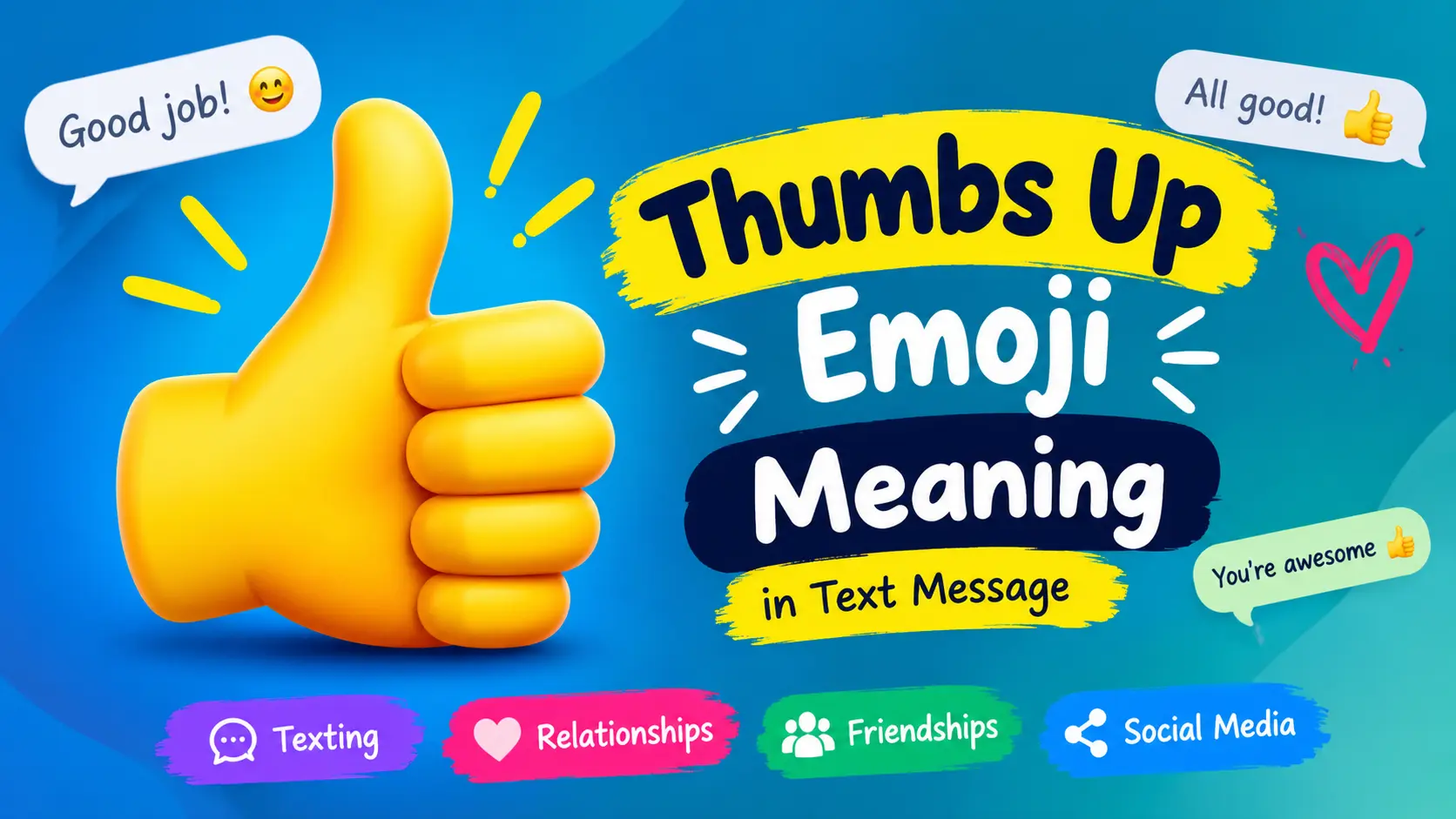 👍 Thumbs Up Emoji Meaning