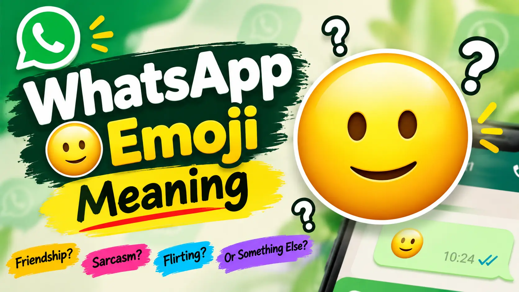 WhatsApp 🙂 Emoji Meaning