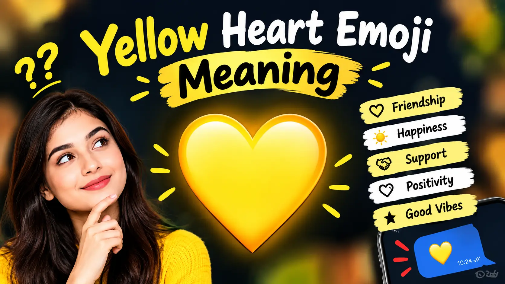 Yellow Heart Emoji Meaning