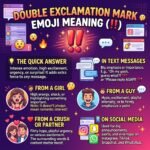 Double Exclamation Mark Emoji Meaning (‼️):