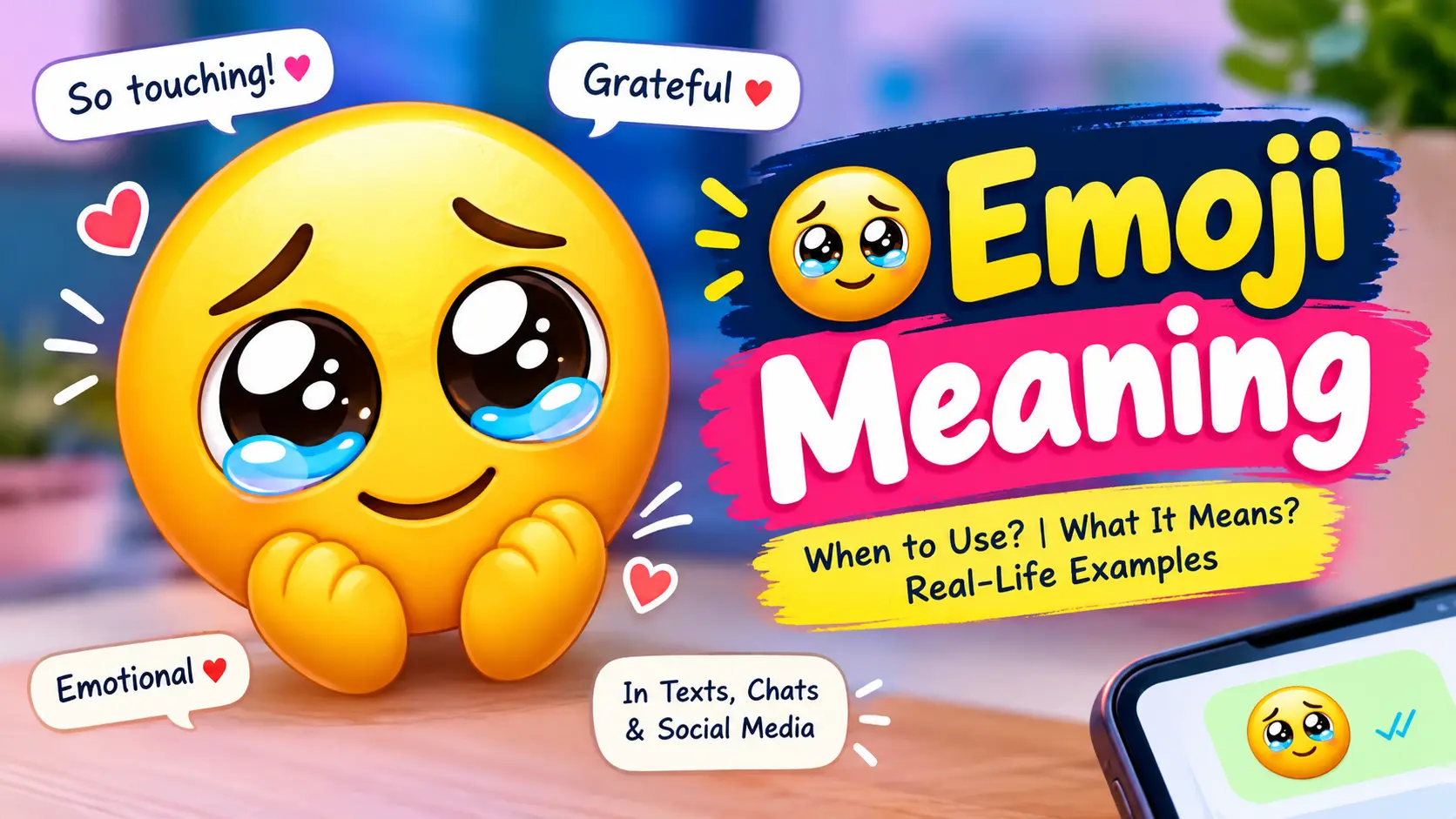 🥹 Emoji Meaning