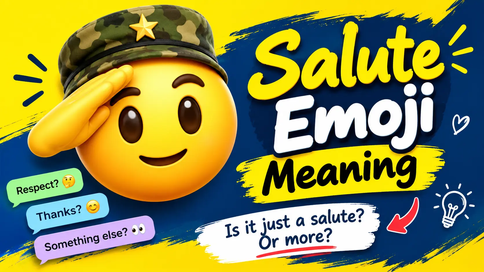 Salute Emoji Meaning