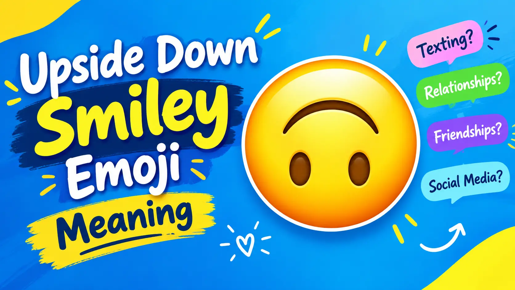 Upside Down Smiley Emoji Meaning