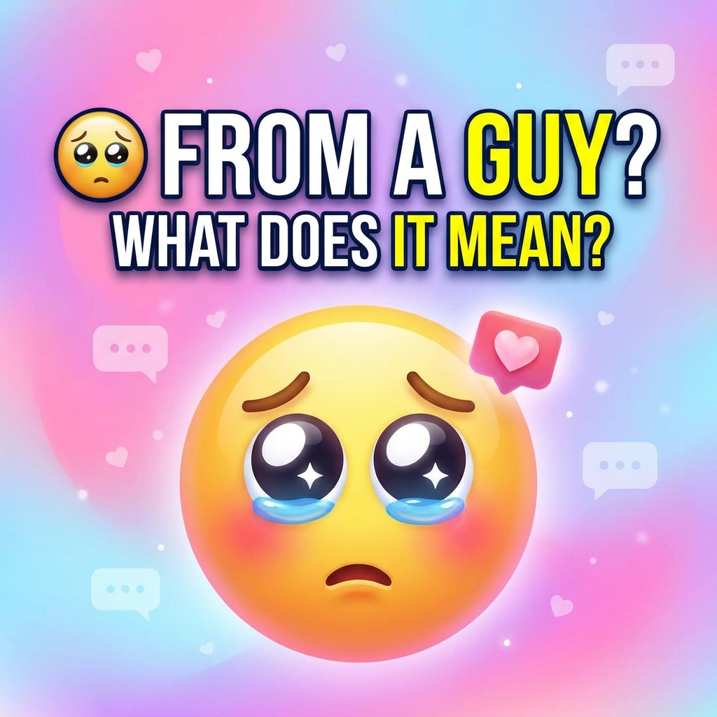 What Does 🥺 Mean From a Guy?